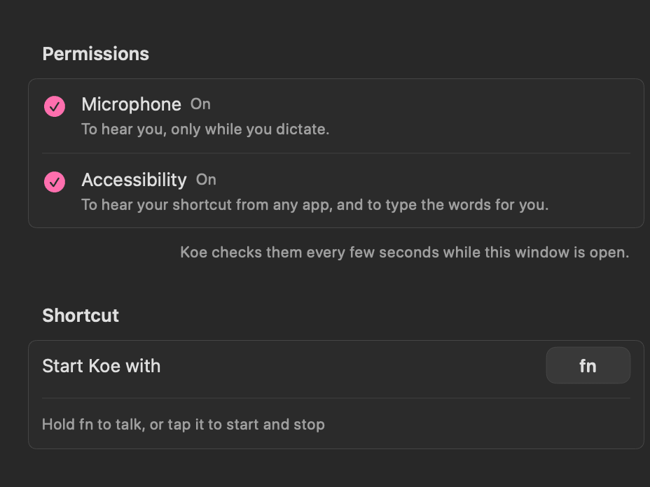 Permissions