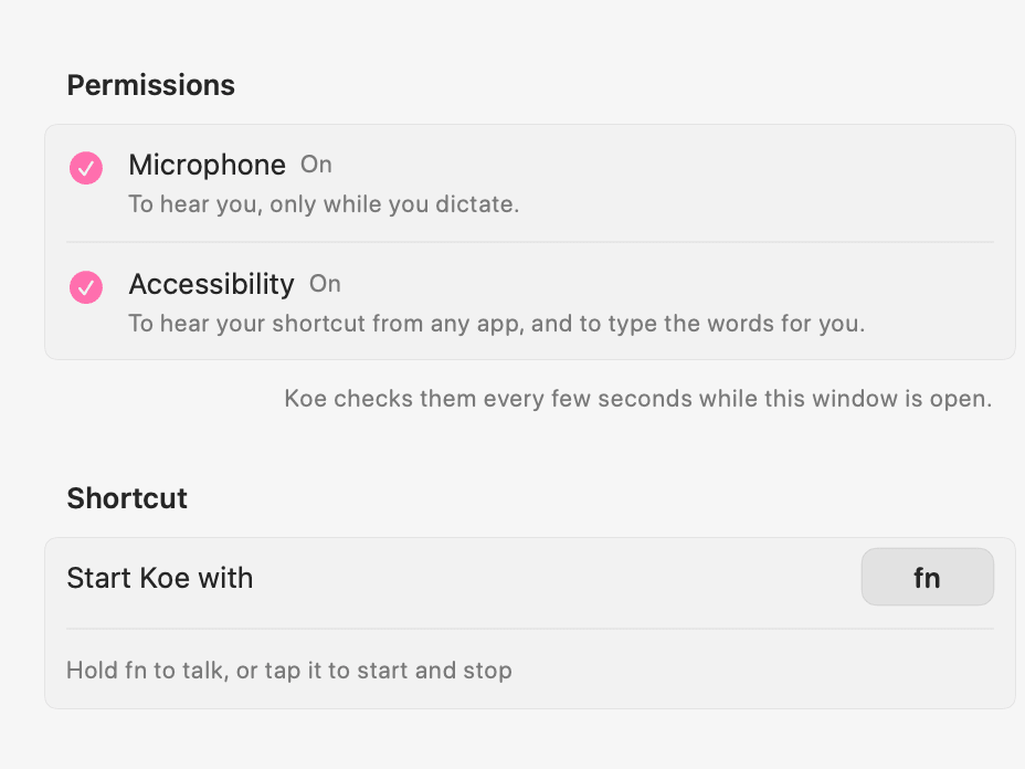 Permissions