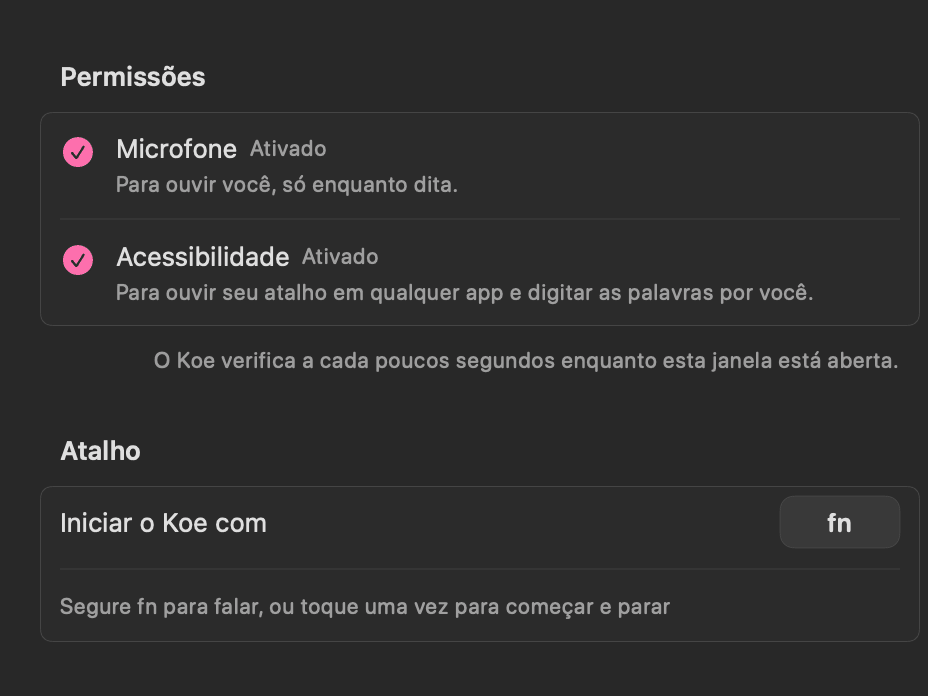 Permissões