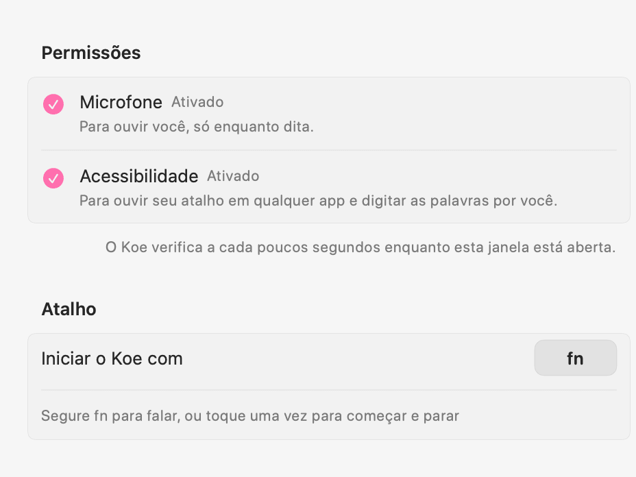 Permissões